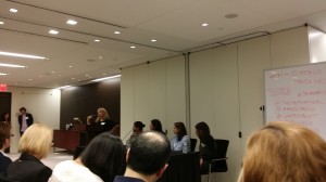 Guest panelists at Orrick meetup at CBS Building